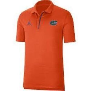 Jordan Men's XL Florida Gators Polo Shirt Bright Orange College Athletic Shirt